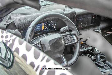 S650 2023 Mustang EcoBoost Interior Spyshot 36